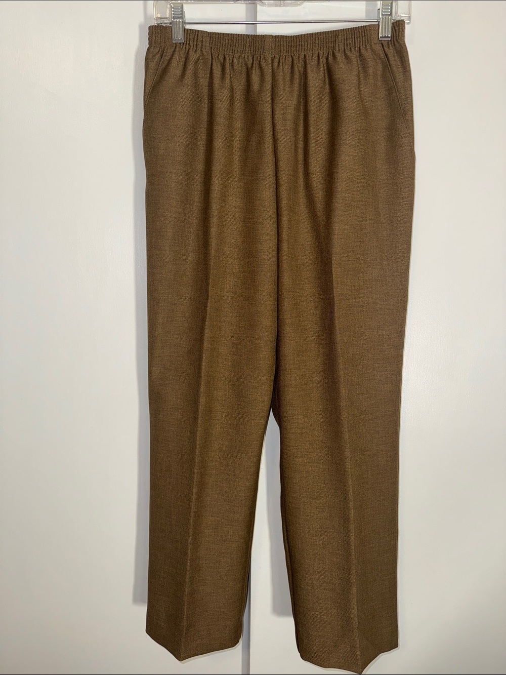 Alfred Dunner Pull On Pants Elastic Waist w Pockets Classic Trouser Women’s 6P 6